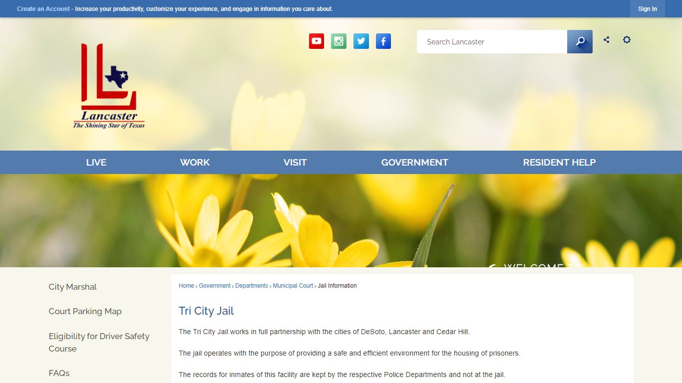Tri City Jail | Lancaster, TX - Official Website